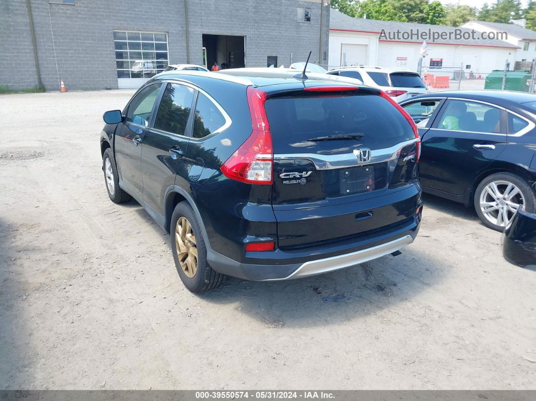 2015 Honda Cr-v Ex-l Black vin: 2HKRM4H73FH614007