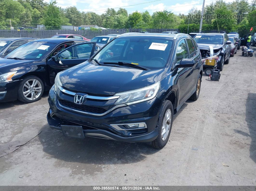 2015 Honda Cr-v Ex-l Black vin: 2HKRM4H73FH614007