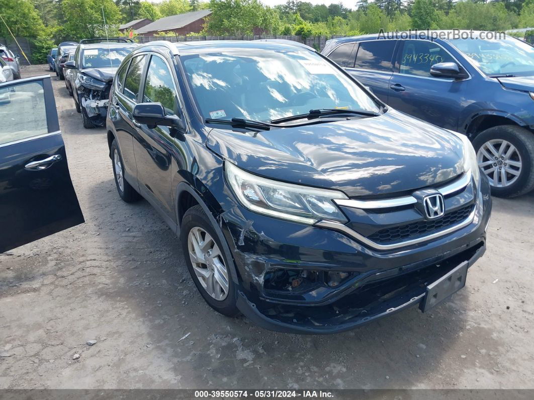 2015 Honda Cr-v Ex-l Black vin: 2HKRM4H73FH614007