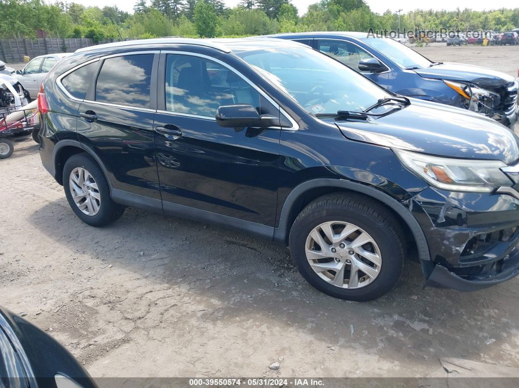 2015 Honda Cr-v Ex-l Black vin: 2HKRM4H73FH614007