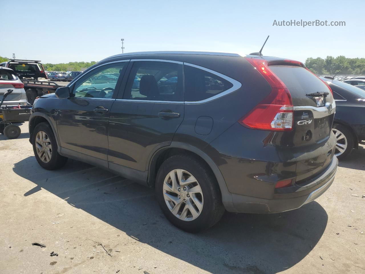 2015 Honda Cr-v Exl Black vin: 2HKRM4H73FH627646