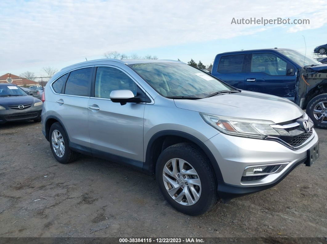 2015 Honda Cr-v Ex-l Silver vin: 2HKRM4H73FH634869