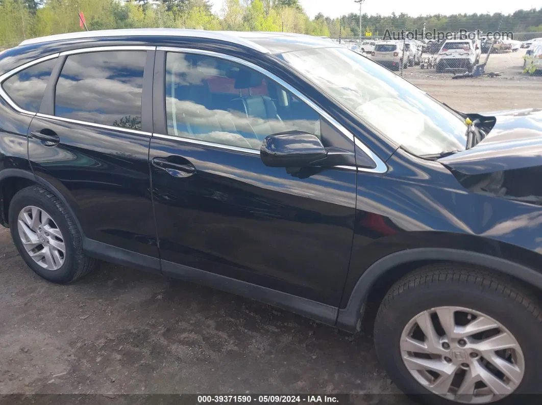 2015 Honda Cr-v Ex-l Black vin: 2HKRM4H73FH671839