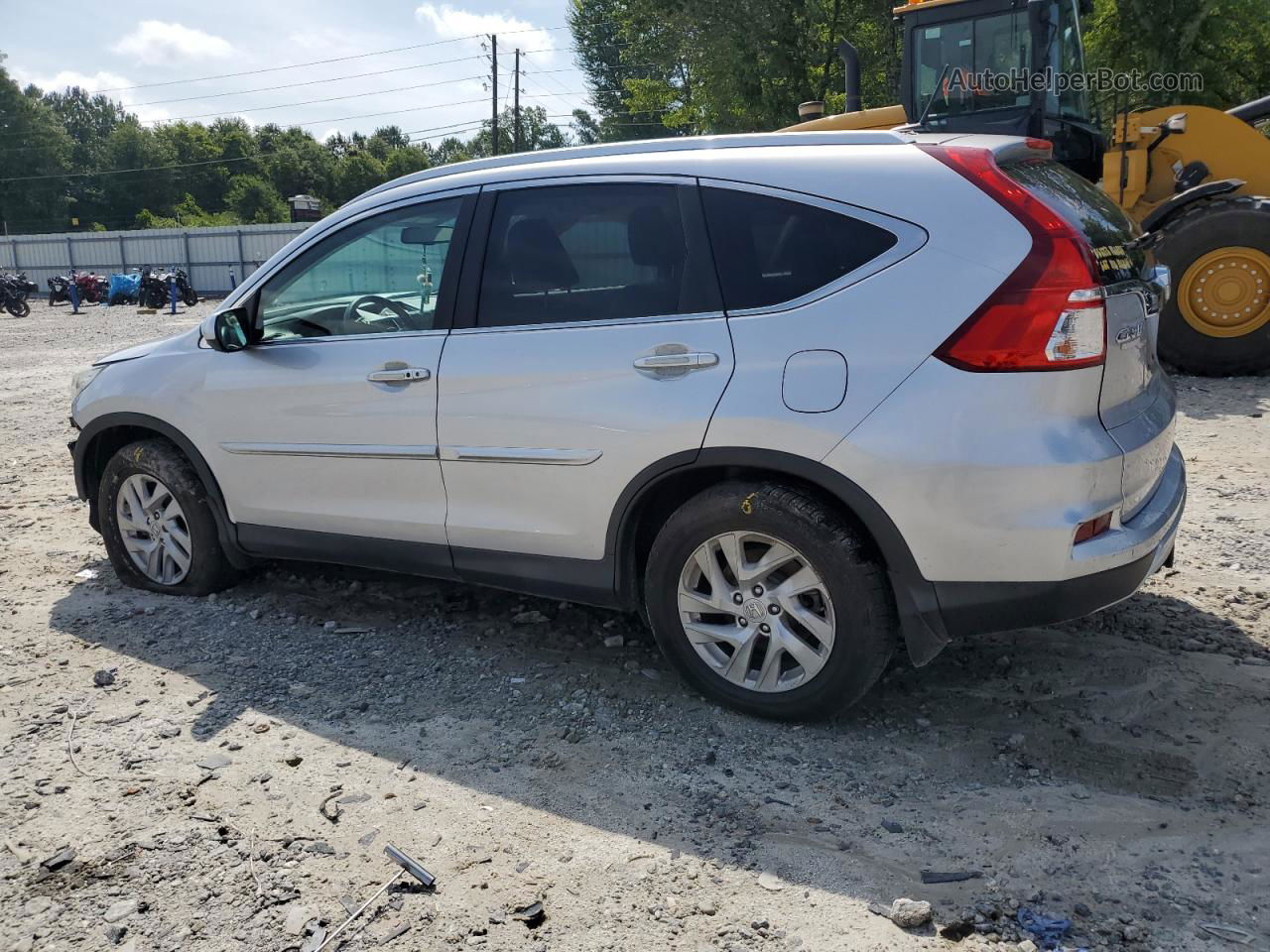 2016 Honda Cr-v Exl Silver vin: 2HKRM4H73GH660647