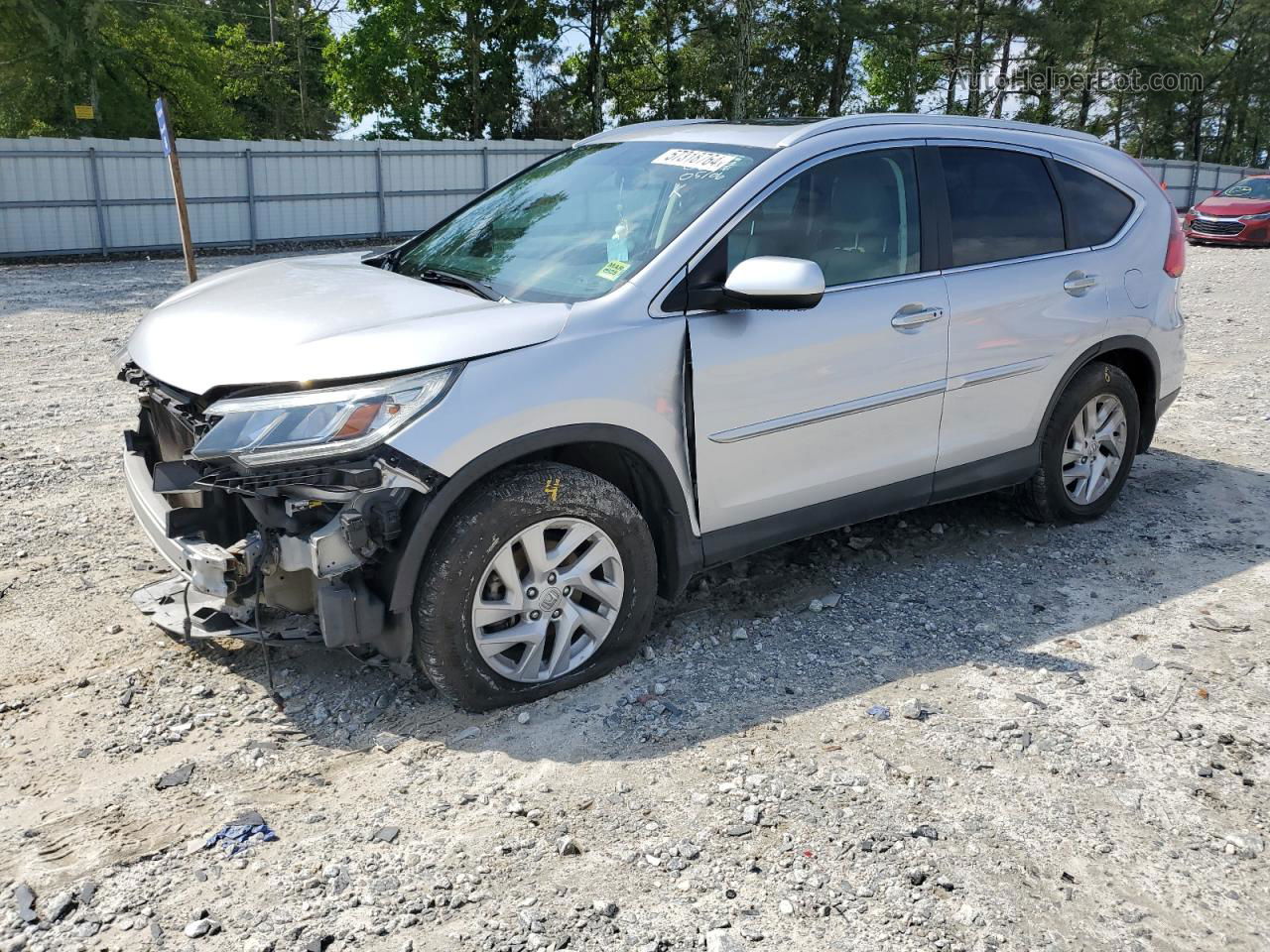 2016 Honda Cr-v Exl Silver vin: 2HKRM4H73GH660647