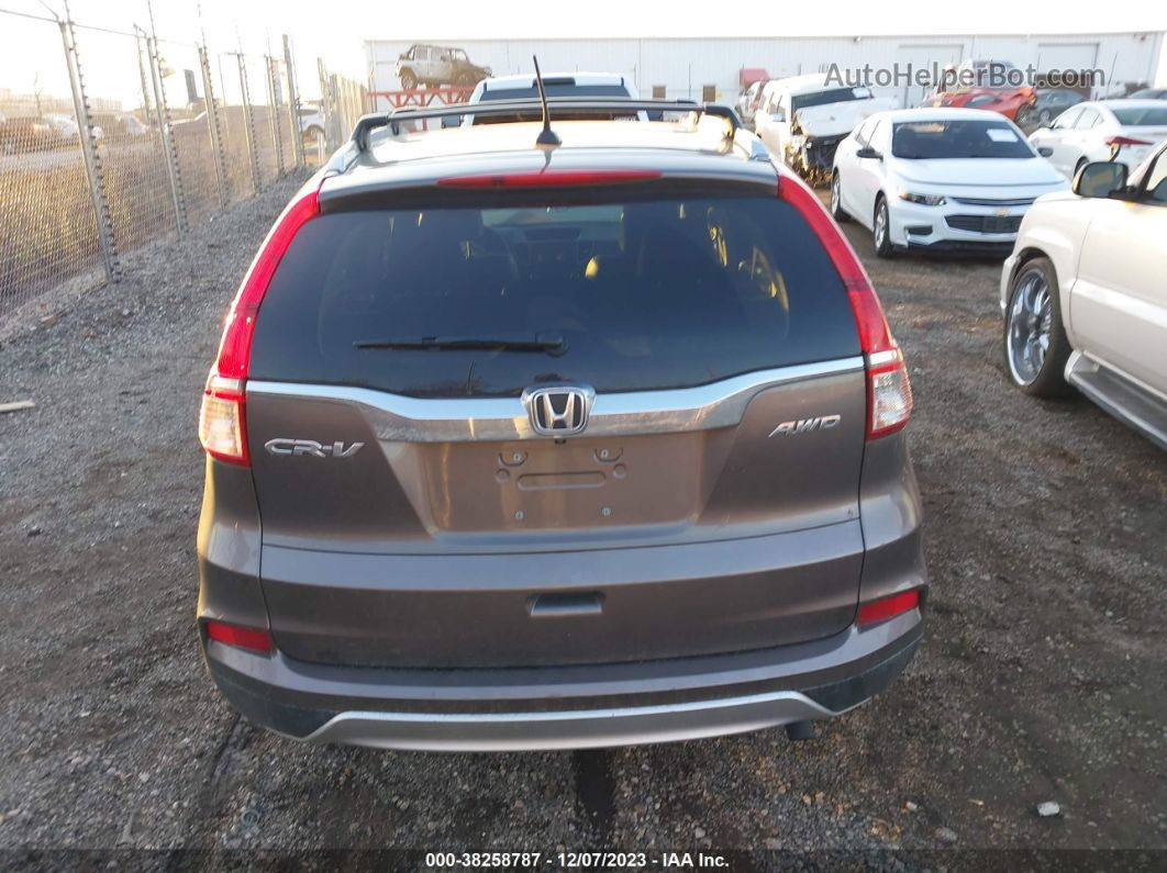 2016 Honda Cr-v Ex-l Gray vin: 2HKRM4H73GH714917