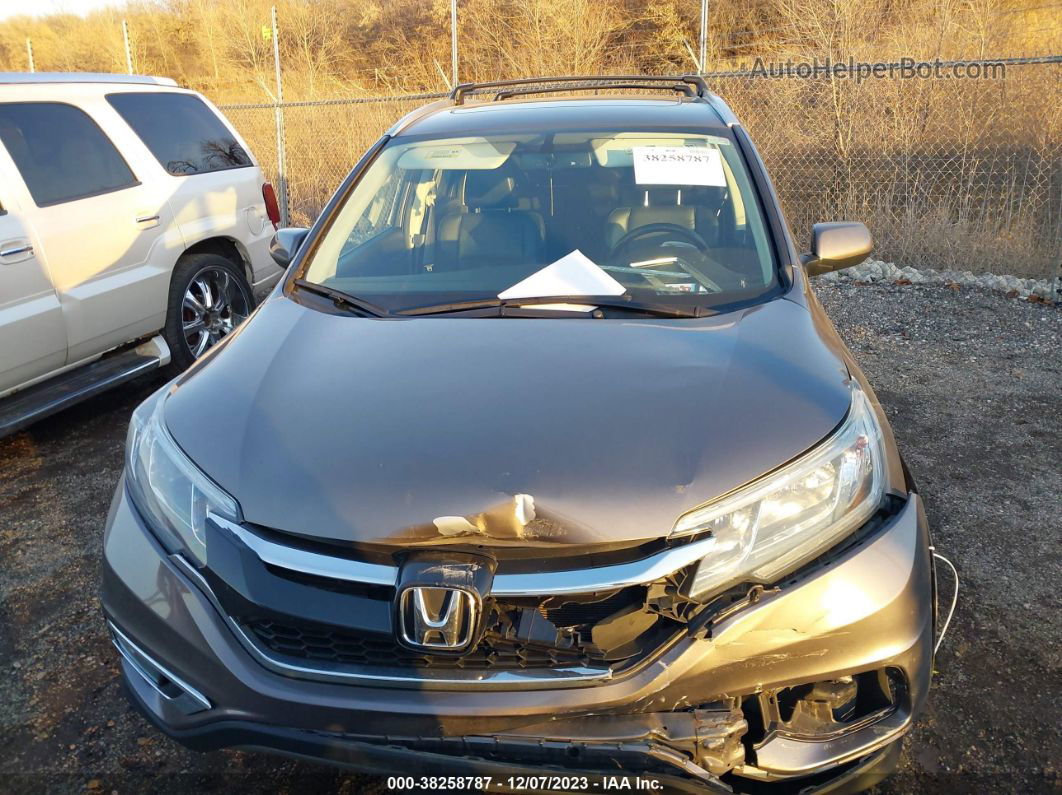 2016 Honda Cr-v Ex-l Gray vin: 2HKRM4H73GH714917