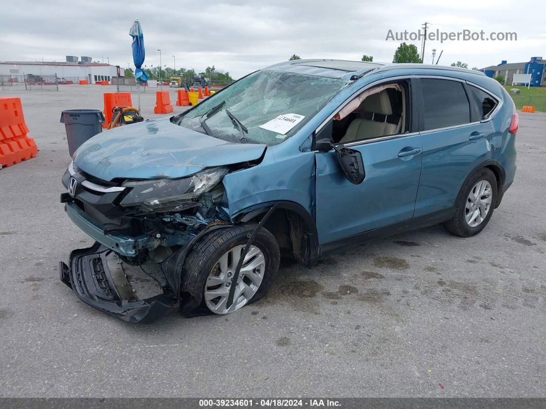 2016 Honda Cr-v Ex-l Синий vin: 2HKRM4H73GH722368