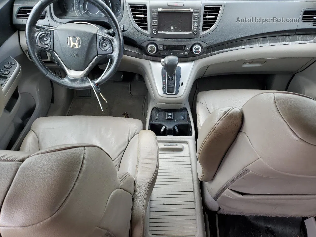 2012 Honda Cr-v Exl Угольный vin: 2HKRM4H74CH611712