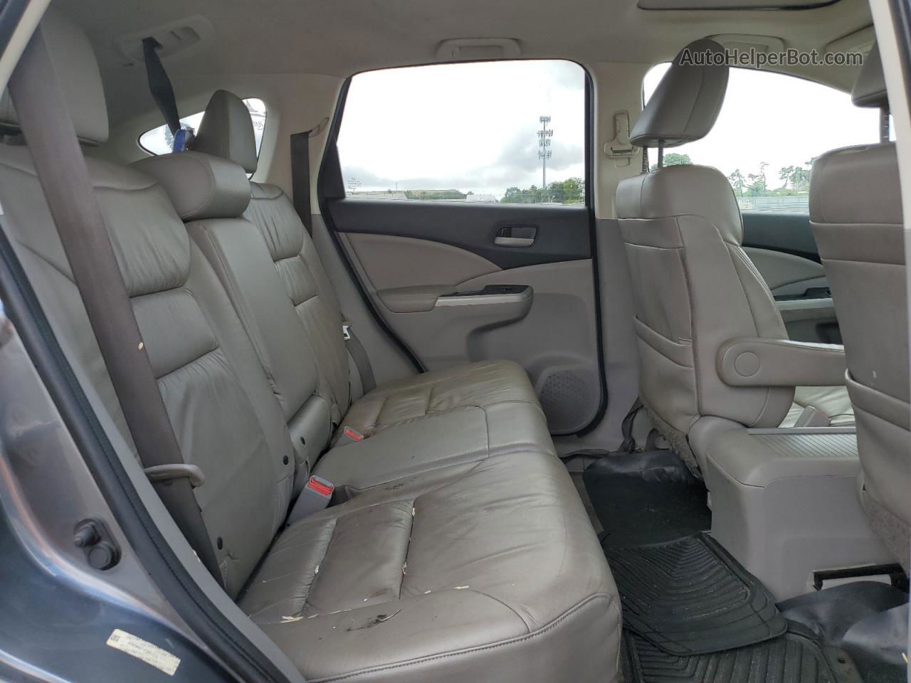 2012 Honda Cr-v Exl Угольный vin: 2HKRM4H74CH611712