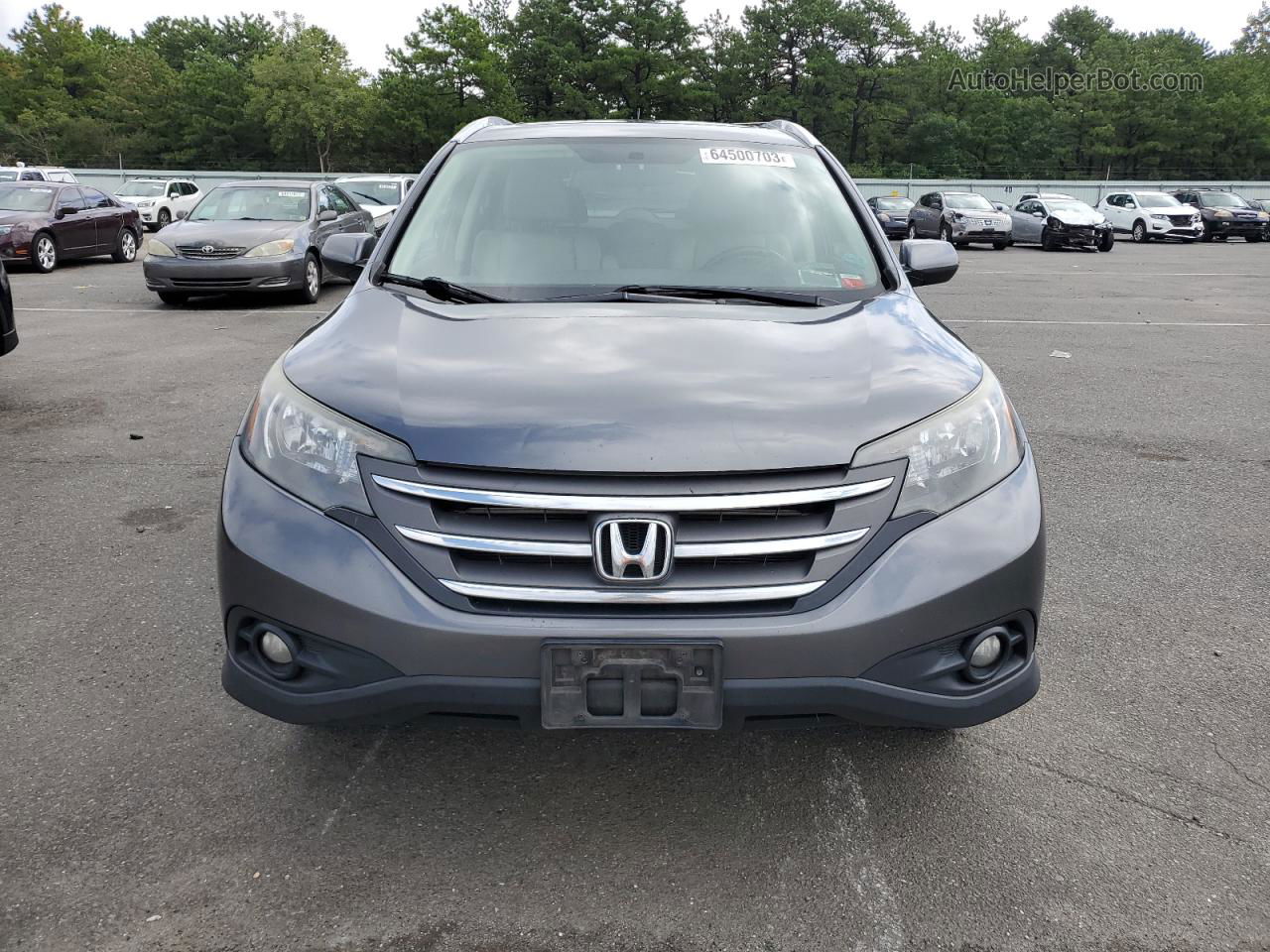 2012 Honda Cr-v Exl Угольный vin: 2HKRM4H74CH611712