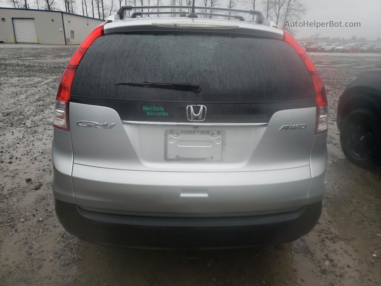 2012 Honda Cr-v Exl Silver vin: 2HKRM4H74CH633600