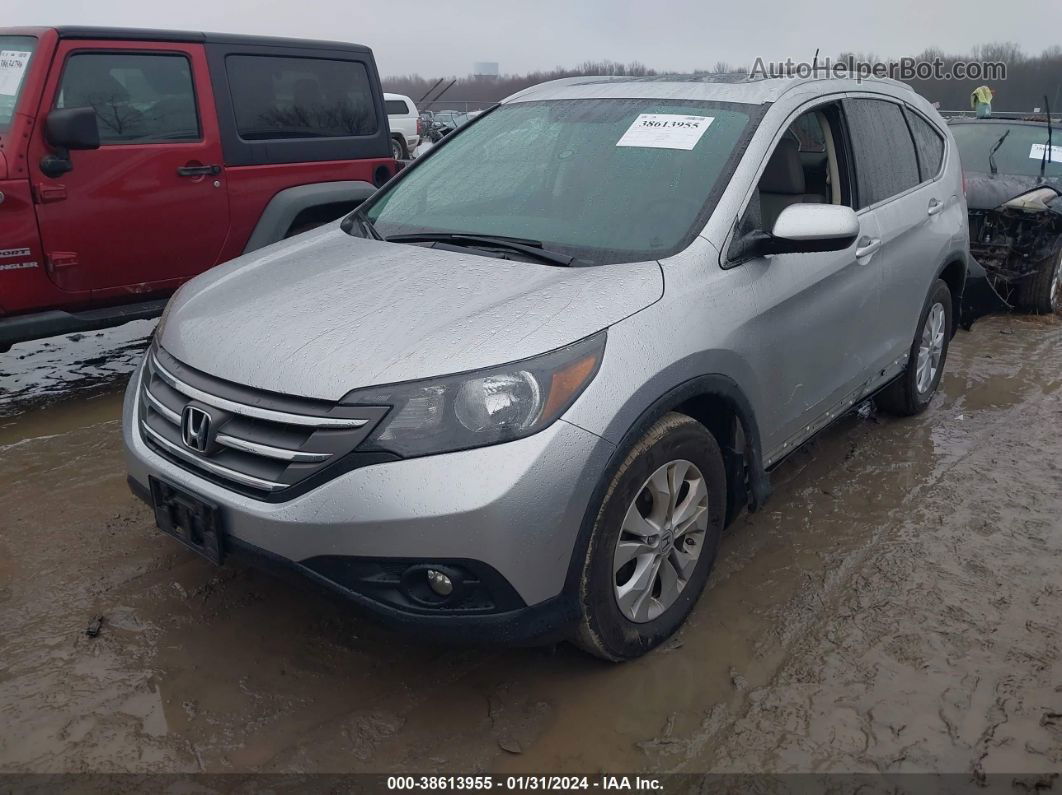 2013 Honda Cr-v Ex-l Silver vin: 2HKRM4H74DH662015