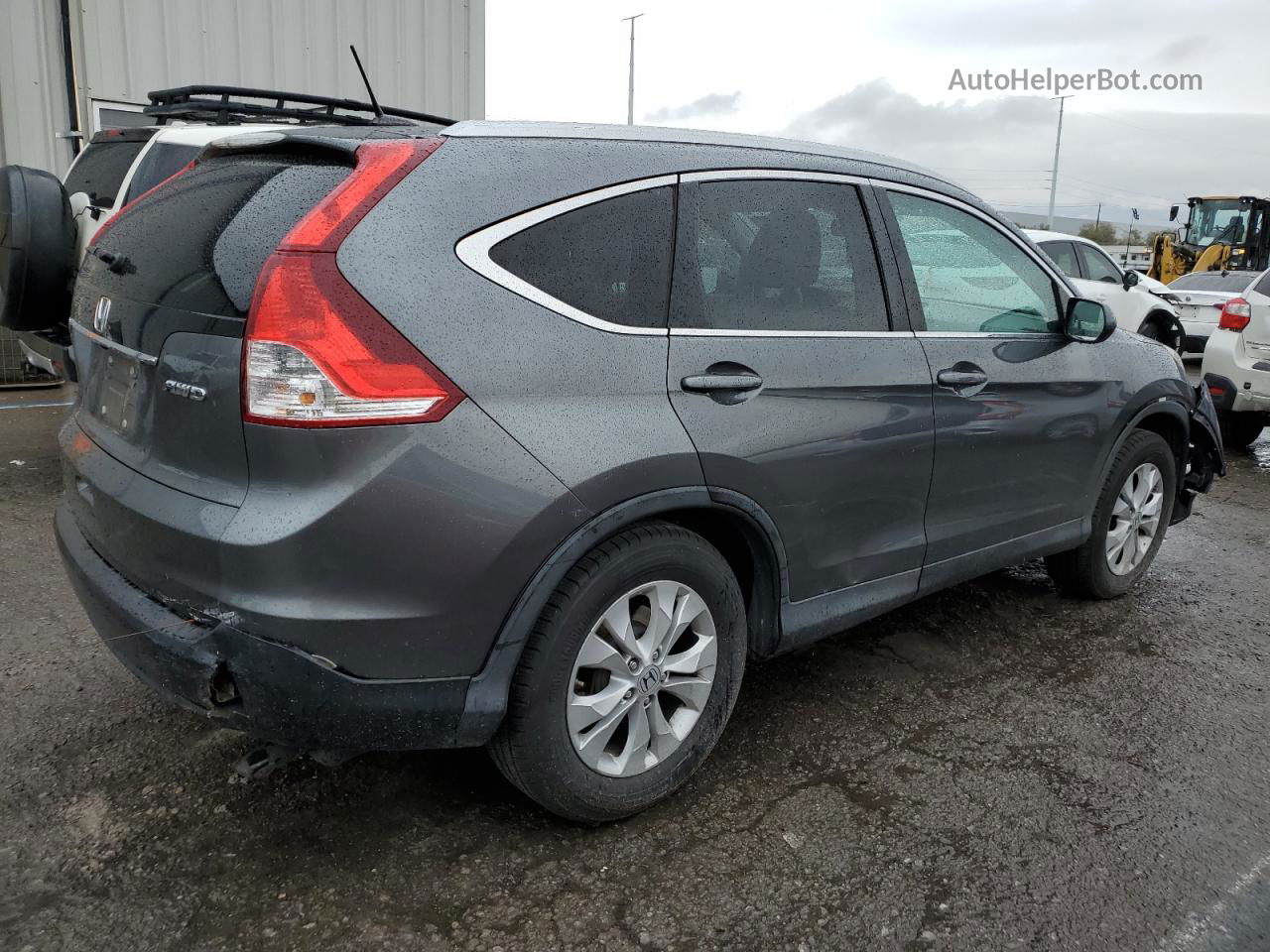 2013 Honda Cr-v Exl Gray vin: 2HKRM4H74DH662063