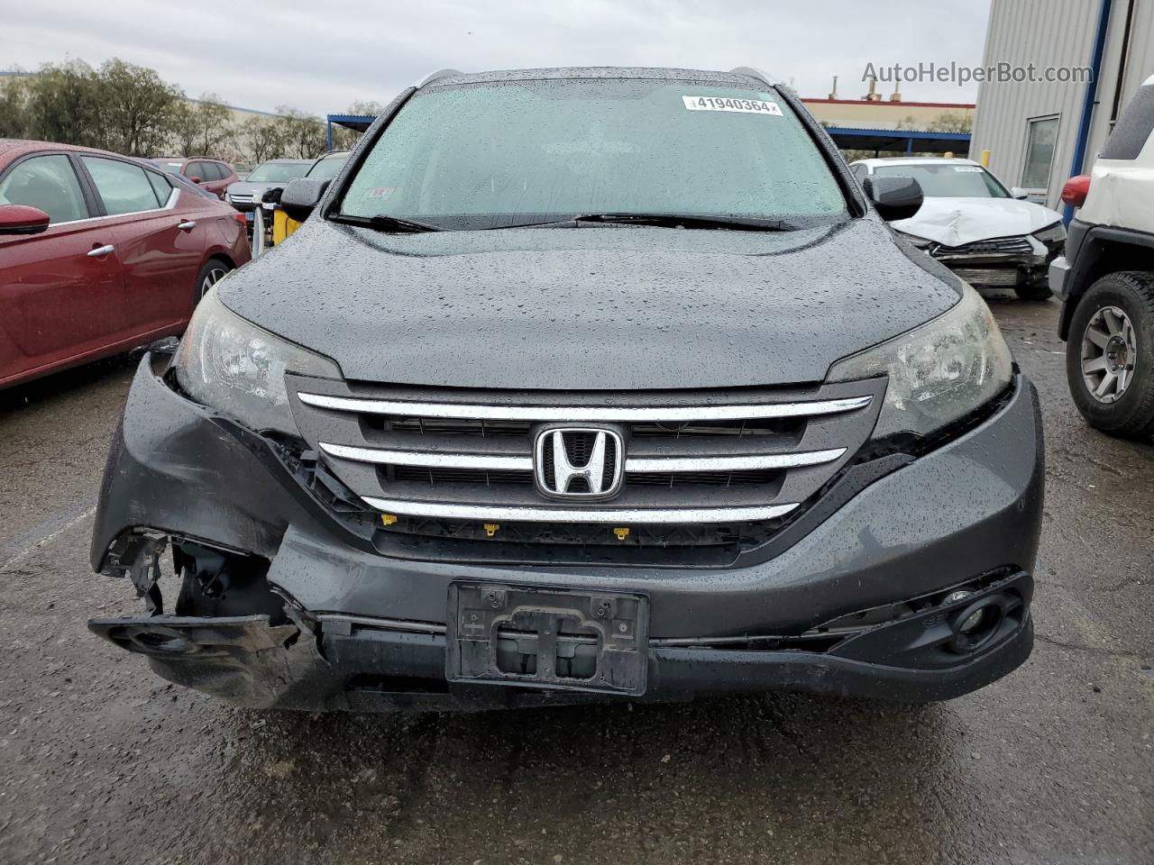 2013 Honda Cr-v Exl Gray vin: 2HKRM4H74DH662063