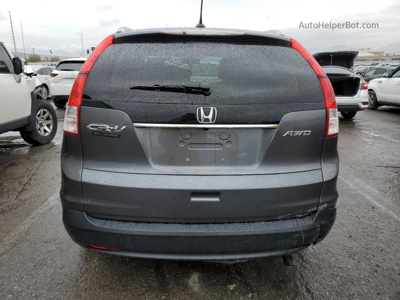 2013 Honda Cr-v Exl Серый vin: 2HKRM4H74DH662063