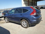 2013 Honda Cr-v Exl Blue vin: 2HKRM4H74DH684502