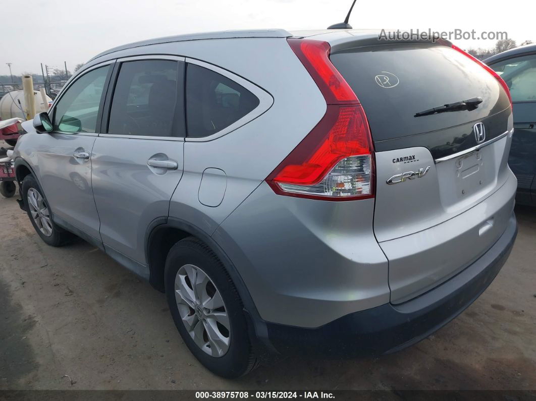 2013 Honda Cr-v Ex-l Silver vin: 2HKRM4H74DH686640