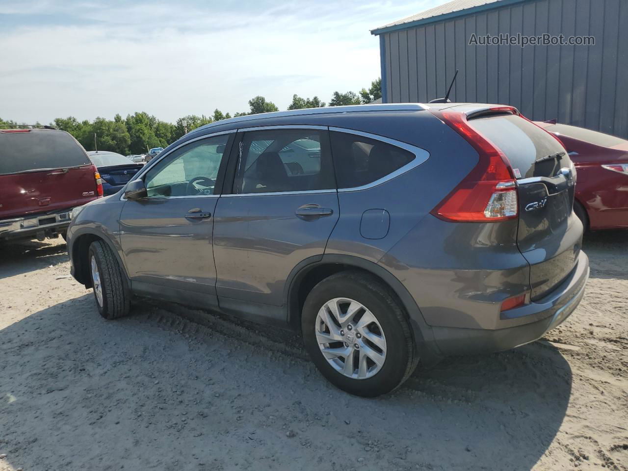 2015 Honda Cr-v Exl Gray vin: 2HKRM4H74FH641295