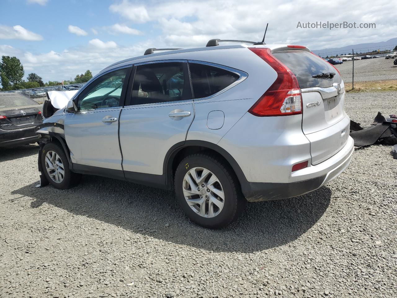 2015 Honda Cr-v Exl Silver vin: 2HKRM4H74FH676970