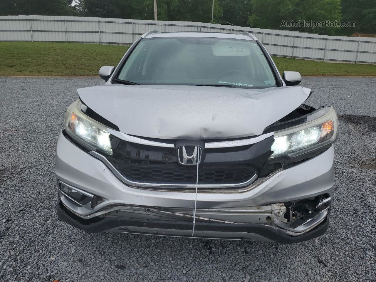 2015 Honda Cr-v Exl Silver vin: 2HKRM4H74FH680579