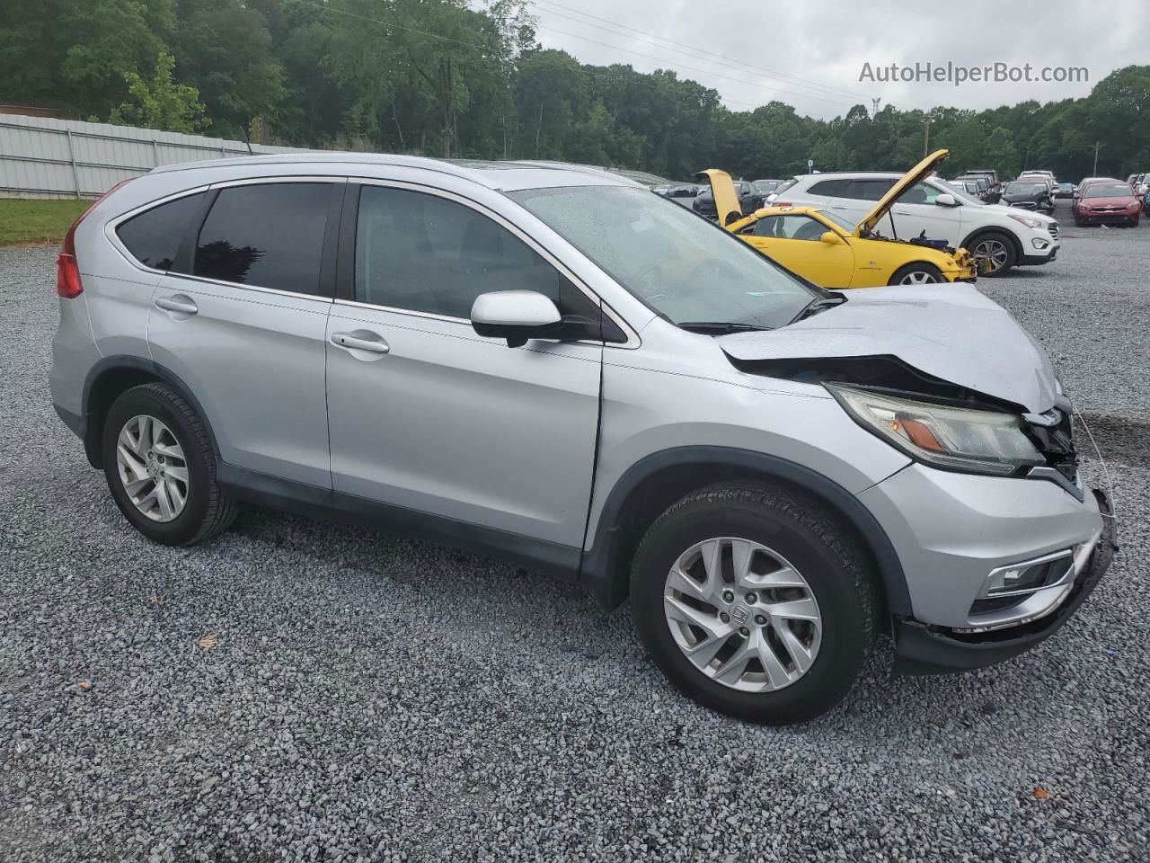 2015 Honda Cr-v Exl Silver vin: 2HKRM4H74FH680579