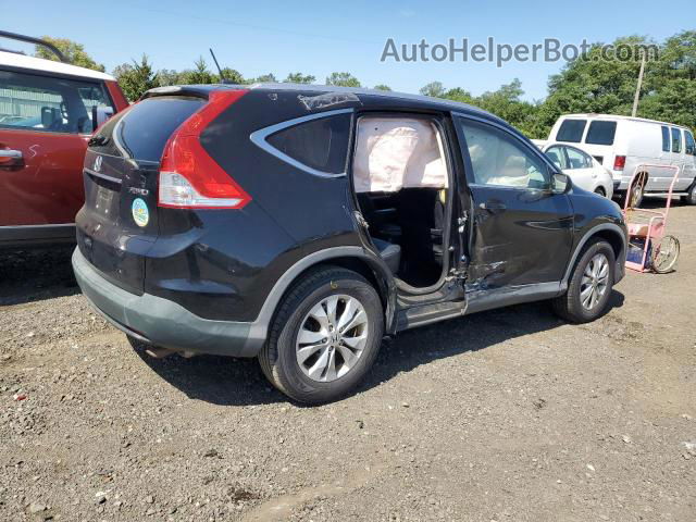 2012 Honda Cr-v Exl Black vin: 2HKRM4H75CH604168