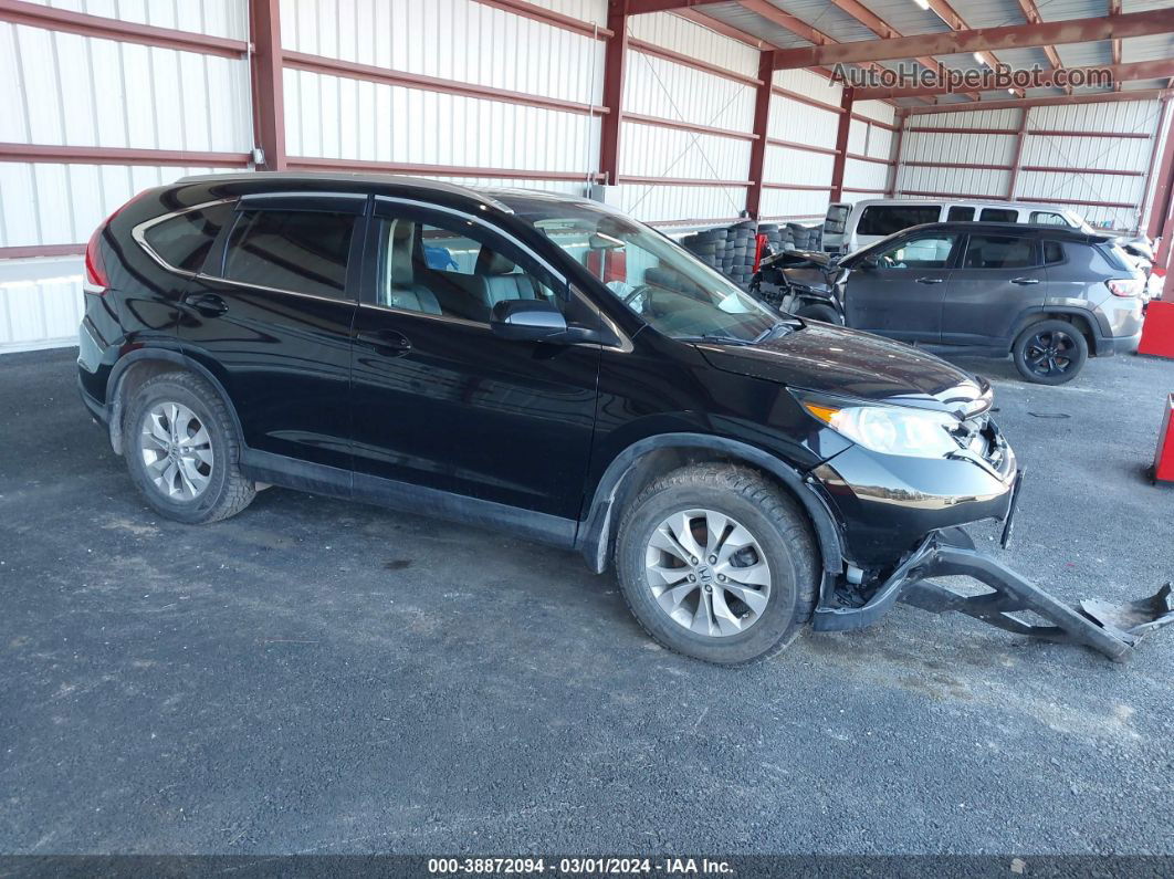 2012 Honda Cr-v Ex-l Black vin: 2HKRM4H75CH610973