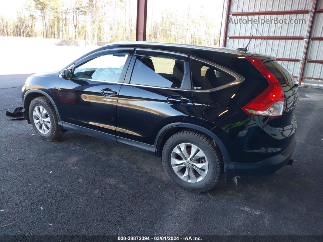 2012 Honda Cr-v Ex-l Black vin: 2HKRM4H75CH610973