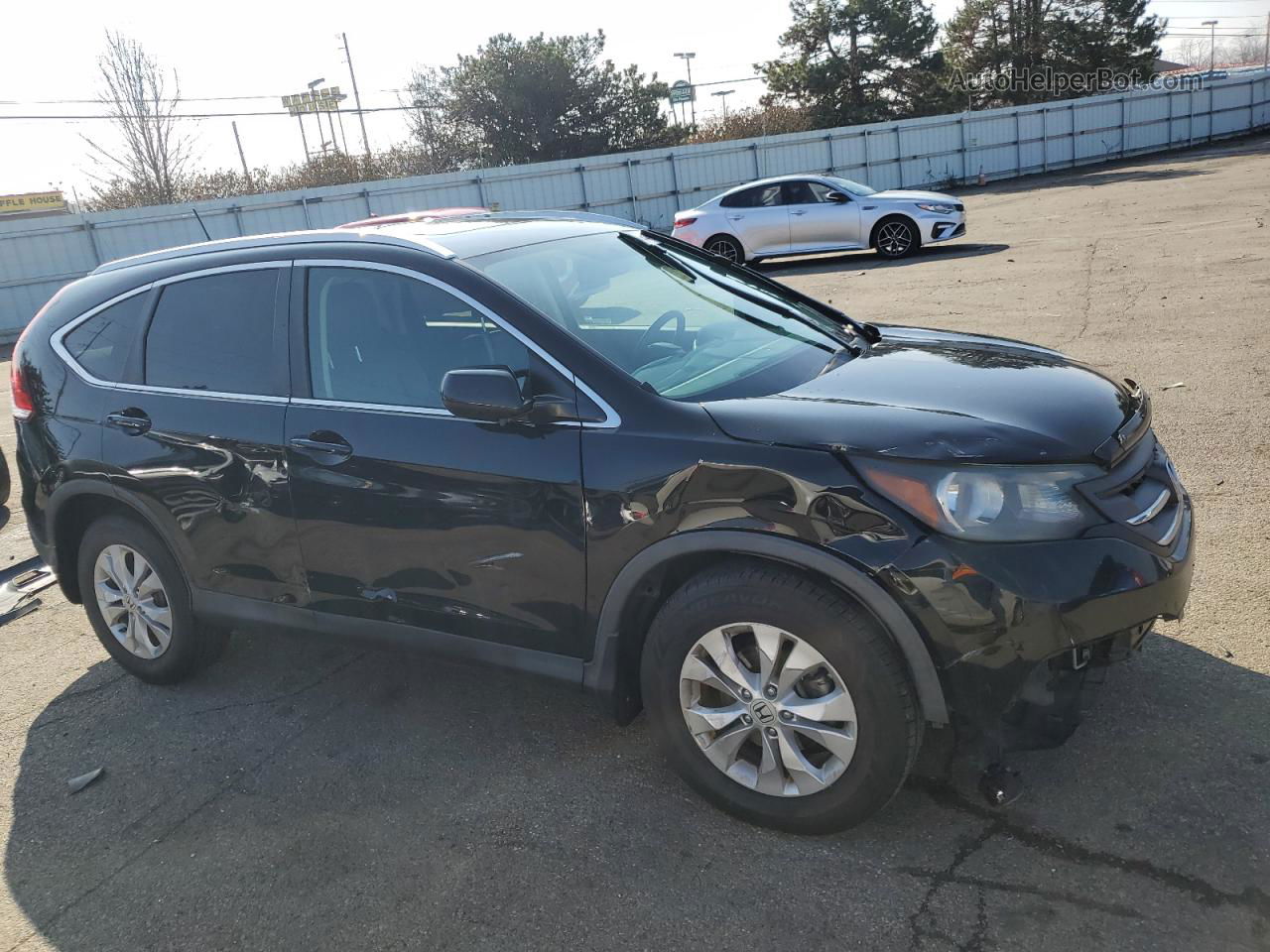 2013 Honda Cr-v Exl Black vin: 2HKRM4H75DH651248