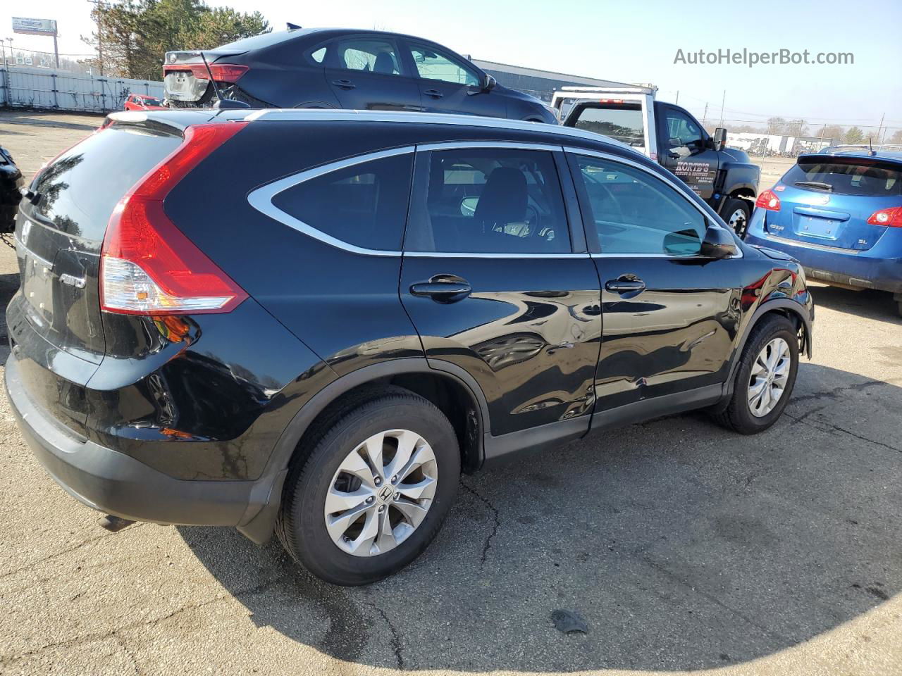 2013 Honda Cr-v Exl Черный vin: 2HKRM4H75DH651248