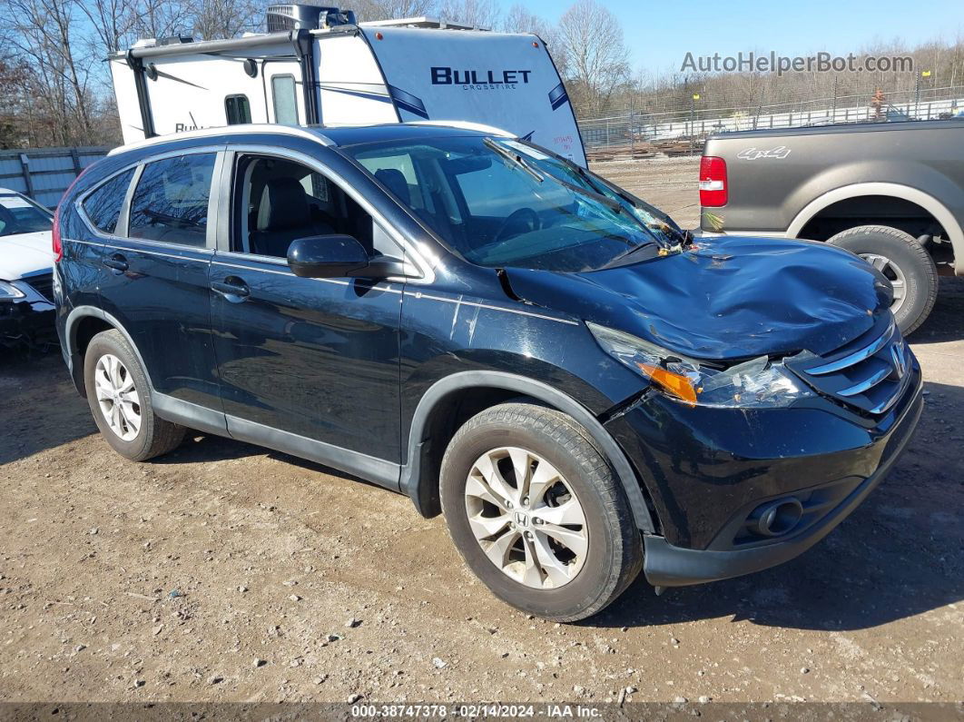 2013 Honda Cr-v Ex-l Black vin: 2HKRM4H75DH682600