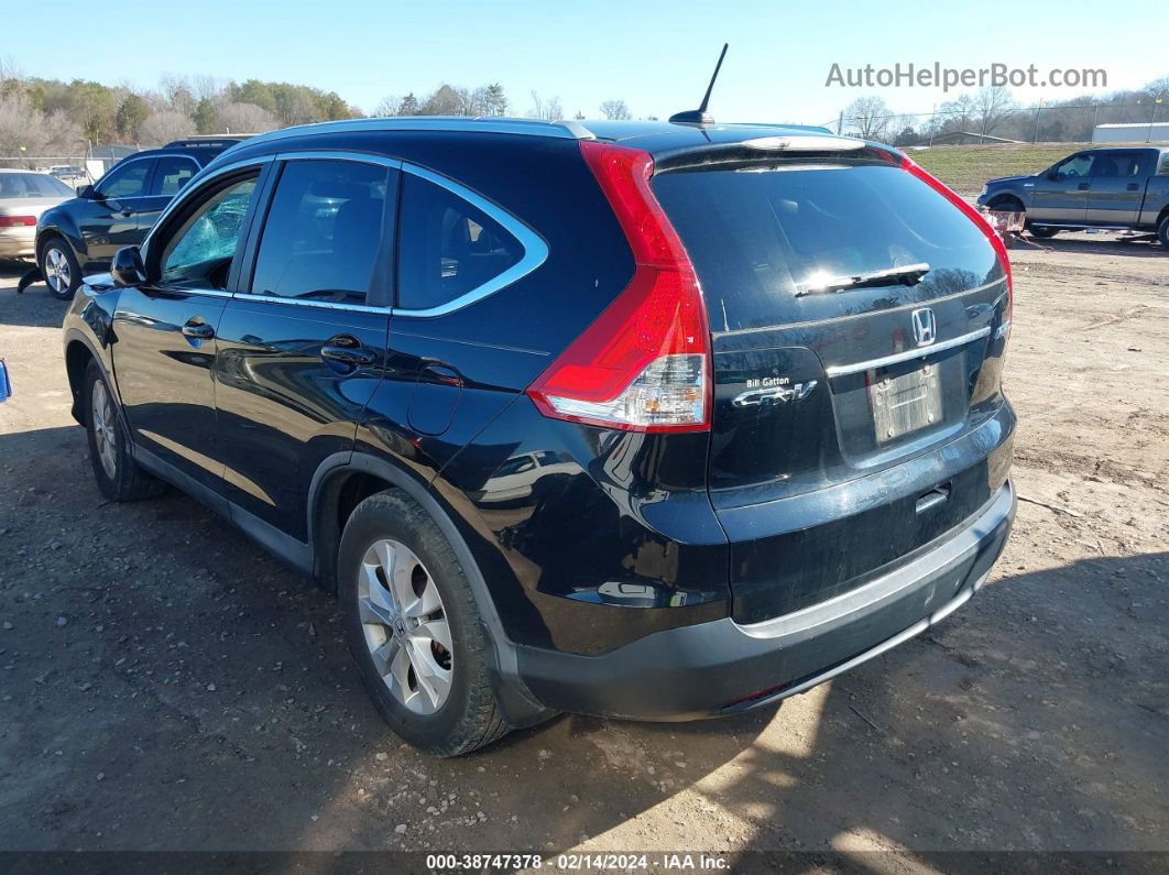 2013 Honda Cr-v Ex-l Black vin: 2HKRM4H75DH682600