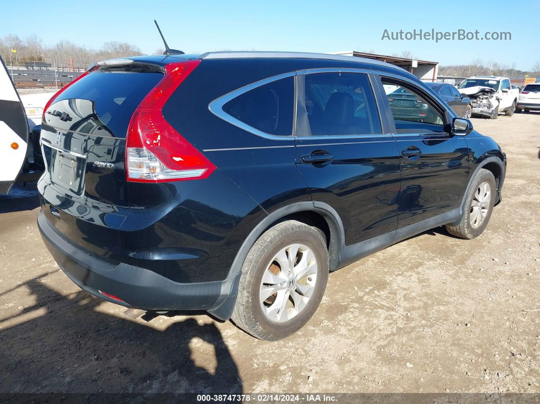 2013 Honda Cr-v Ex-l Black vin: 2HKRM4H75DH682600