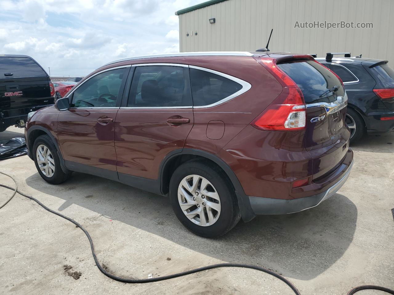 2015 Honda Cr-v Exl Brown vin: 2HKRM4H75FH609603