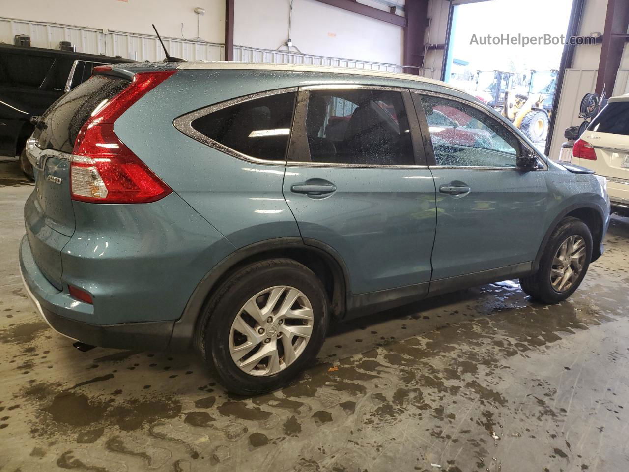 2015 Honda Cr-v Exl Blue vin: 2HKRM4H75FH649826