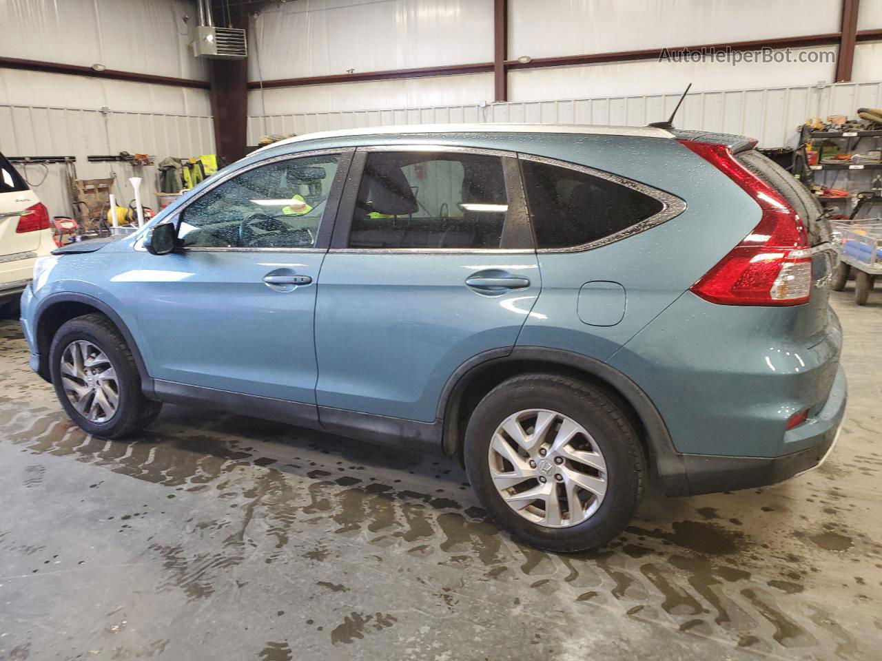 2015 Honda Cr-v Exl Blue vin: 2HKRM4H75FH649826