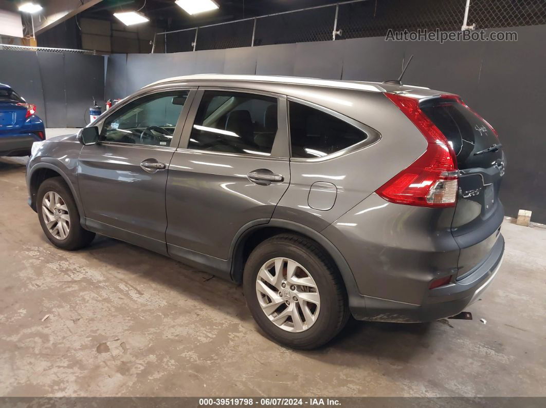 2015 Honda Cr-v Ex-l Gray vin: 2HKRM4H75FH660146