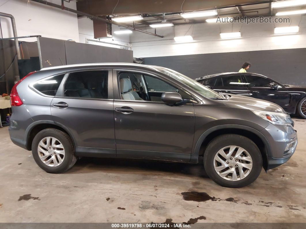 2015 Honda Cr-v Ex-l Gray vin: 2HKRM4H75FH660146