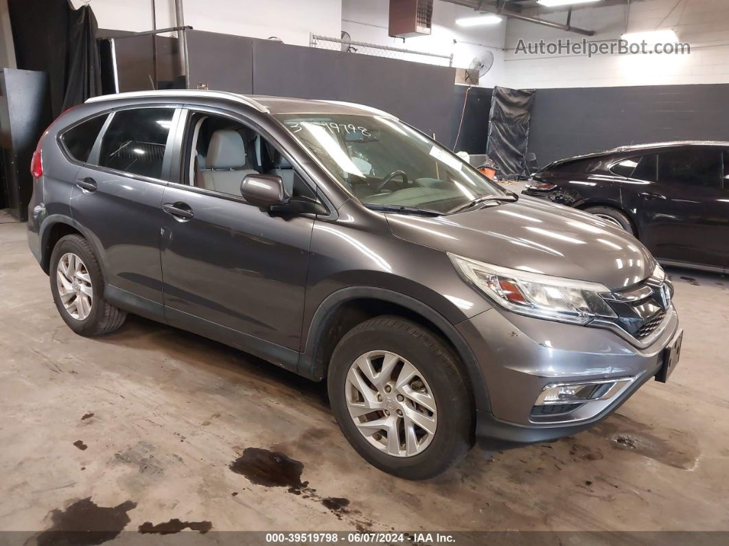 2015 Honda Cr-v Ex-l Gray vin: 2HKRM4H75FH660146