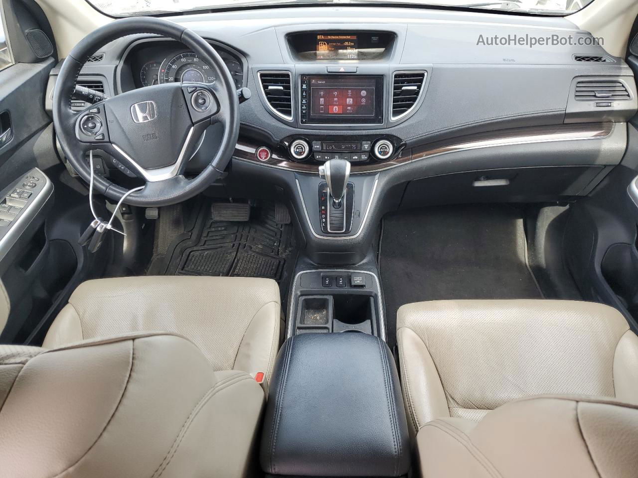 2015 Honda Cr-v Exl Серый vin: 2HKRM4H75FH698329