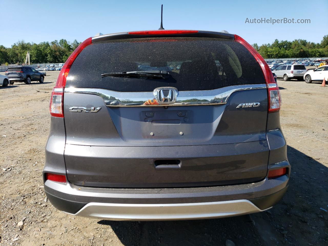 2016 Honda Cr-v Exl Gray vin: 2HKRM4H75GH629898