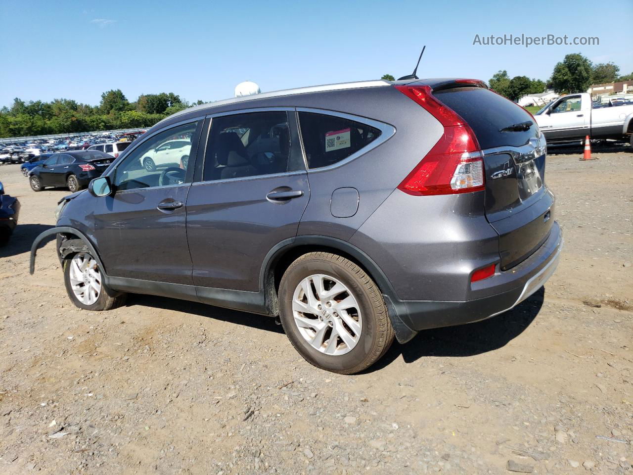 2016 Honda Cr-v Exl Gray vin: 2HKRM4H75GH629898