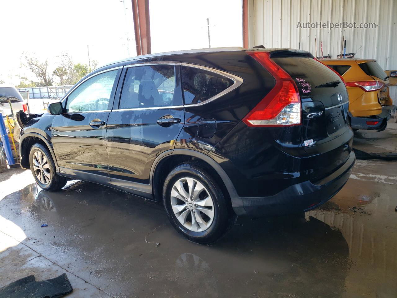 2012 Honda Cr-v Exl Black vin: 2HKRM4H76CH600209