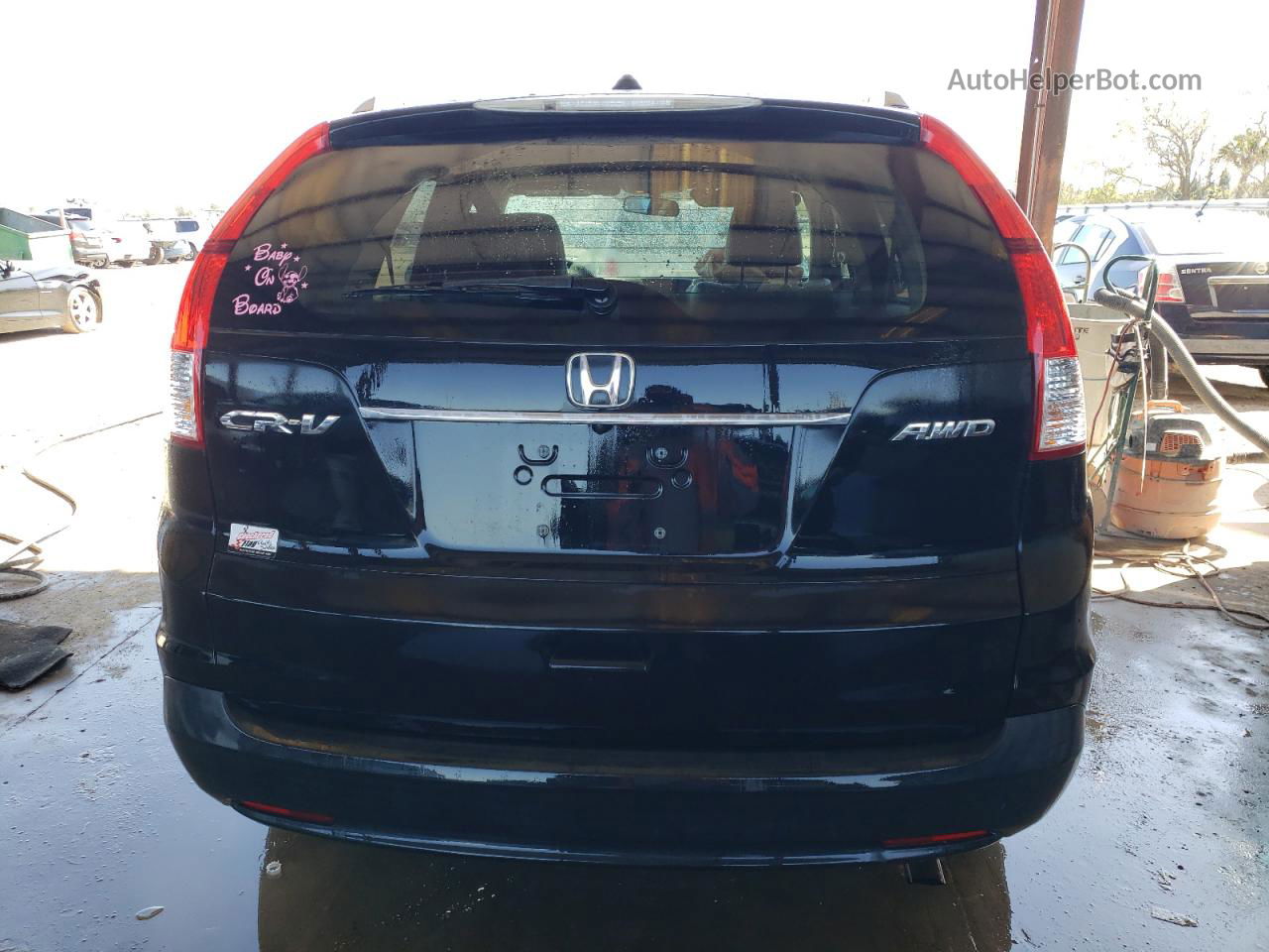 2012 Honda Cr-v Exl Black vin: 2HKRM4H76CH600209