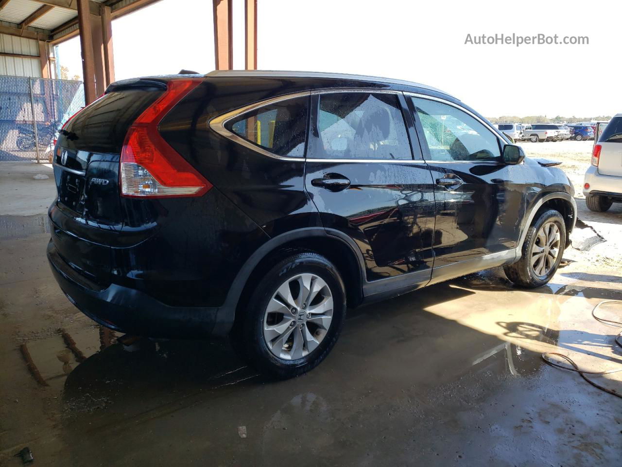 2012 Honda Cr-v Exl Black vin: 2HKRM4H76CH600209