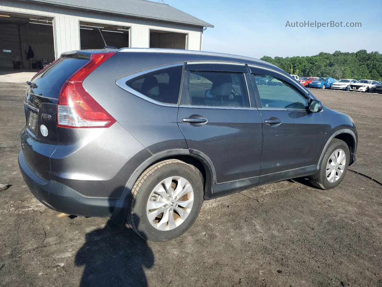 2012 Honda Cr-v Exl Gray vin: 2HKRM4H76CH611663