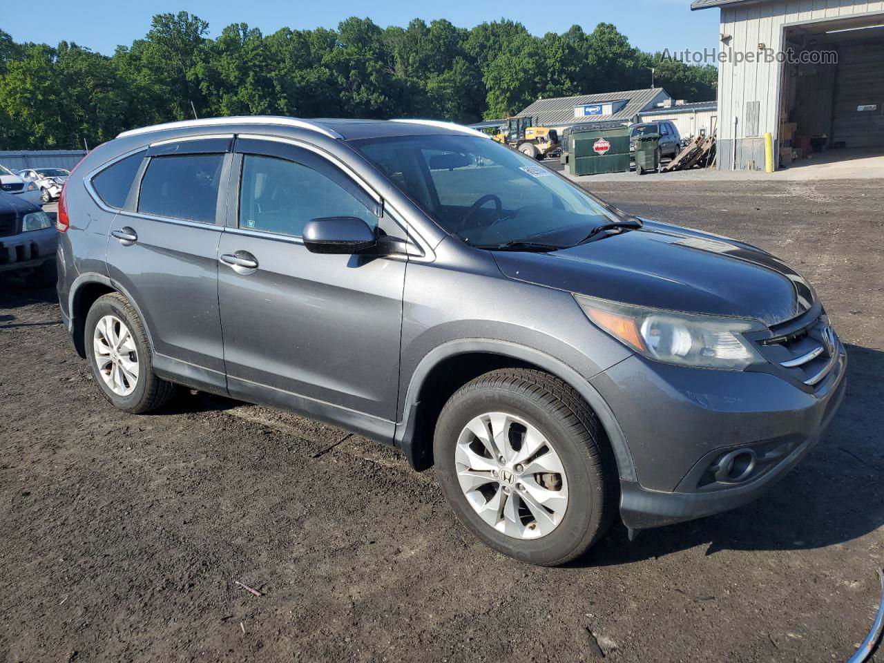 2012 Honda Cr-v Exl Gray vin: 2HKRM4H76CH611663