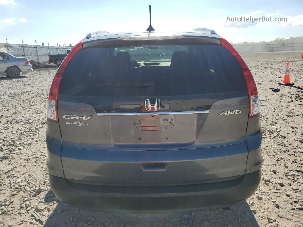 2013 Honda Cr-v Exl Gray vin: 2HKRM4H76DH671752