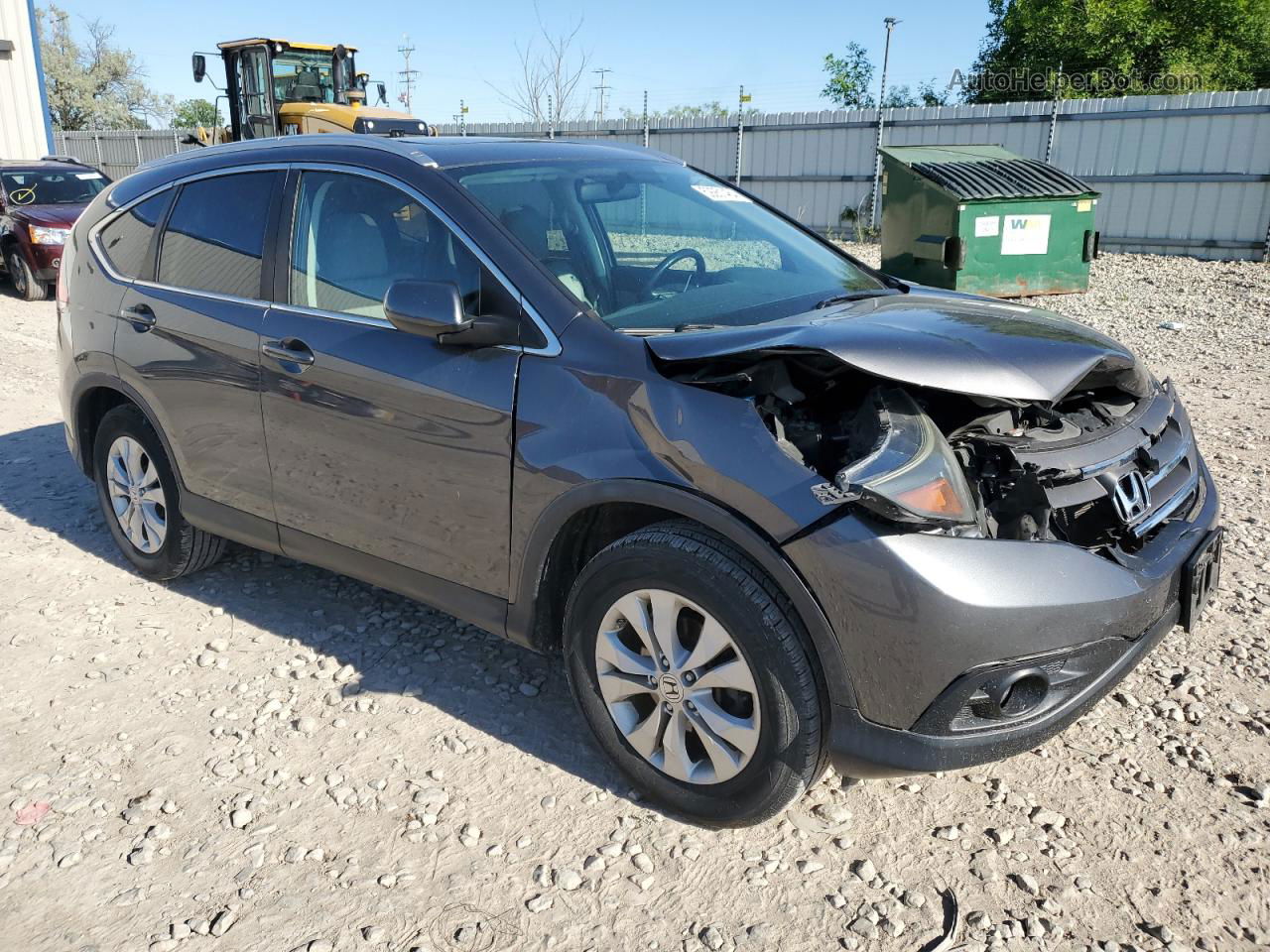 2013 Honda Cr-v Exl Gray vin: 2HKRM4H76DH671752